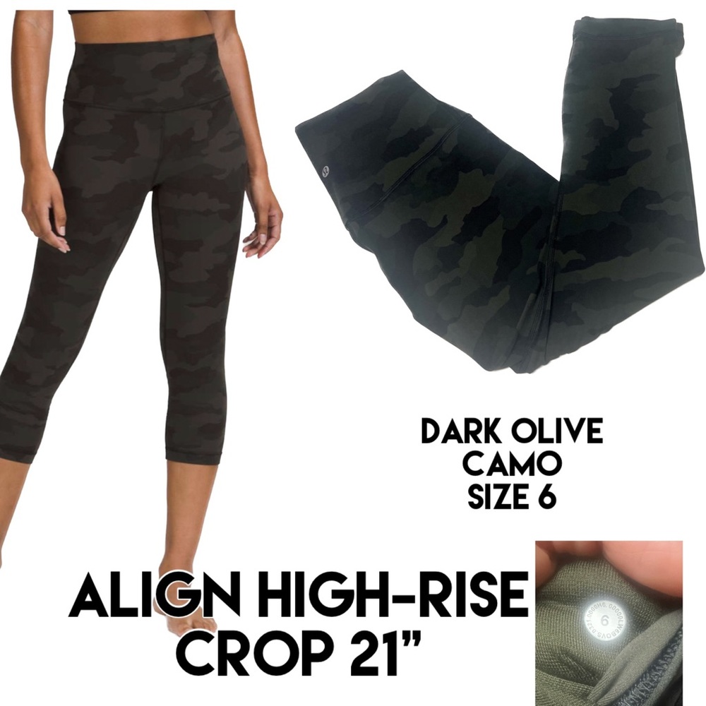 Lululemon 21"Align HR Crop
Camo